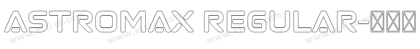 Astromax Regular字体转换